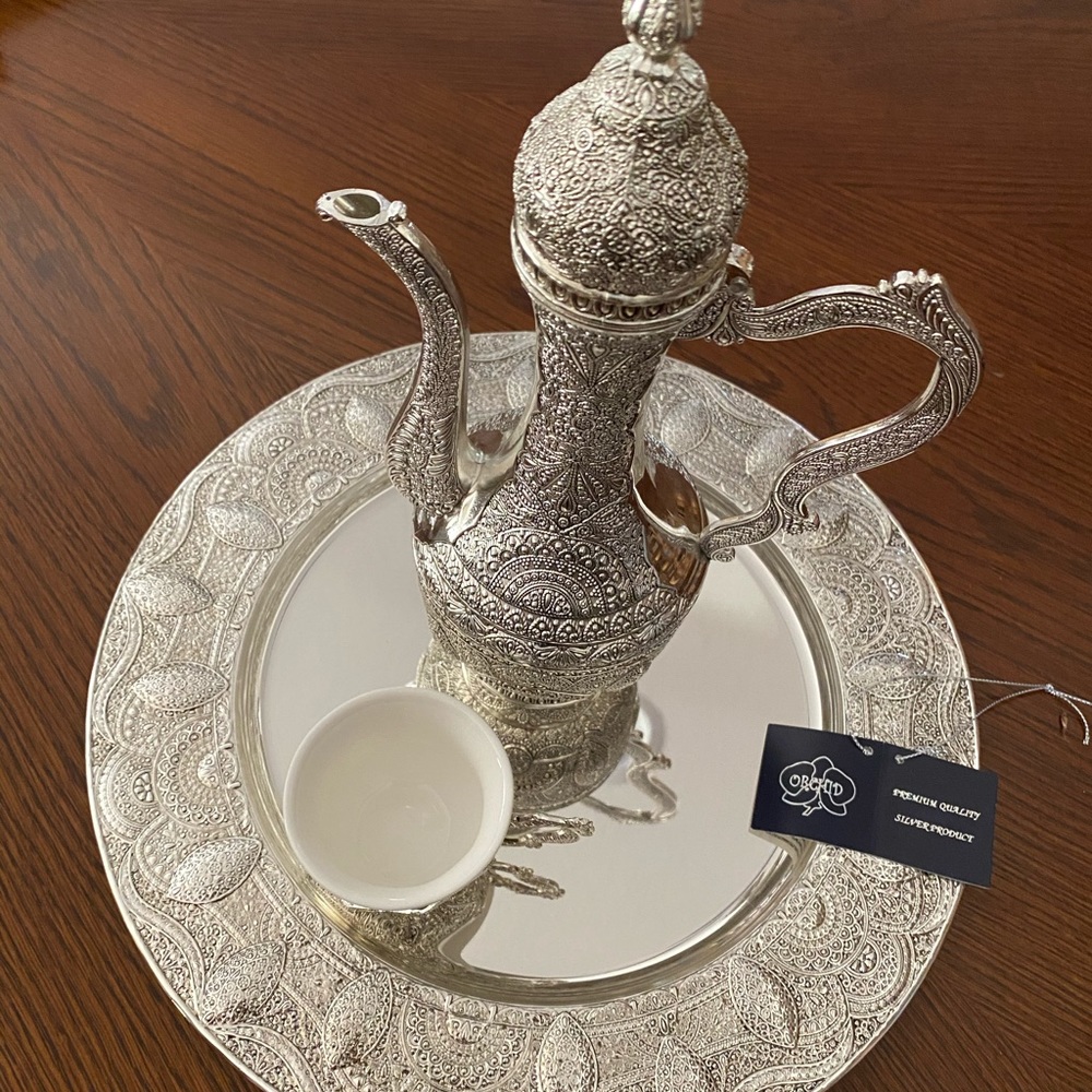 Premium silver coffee set